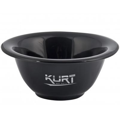 Керамическая чаша для бритья черная KURT, D100 мм.
