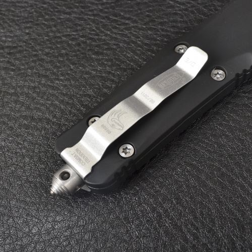 Нож фронтальный Microtech с стеклобоем в чехле