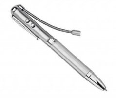 Ручка с гибким фонариком