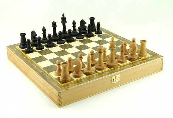 Шахматы турнирные бук, 37х37, квадратная доска