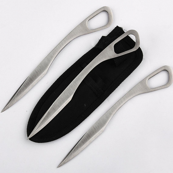 Набор спортивных метательных ножей (3 шт., чехол)
