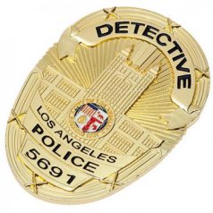 Жетон полицейского "Los Angeles Police"