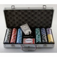 Набор для покера в кейсе 300 c номиналом