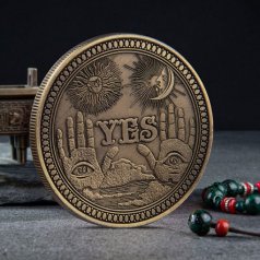 Монета сувенирная "YES-NO"