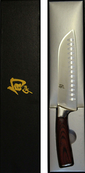 Нож кухонный "Premier Hollow-Grand Santoku"