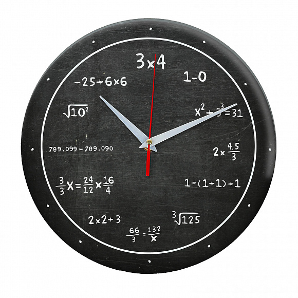 Часы настенные "Забавная математика"