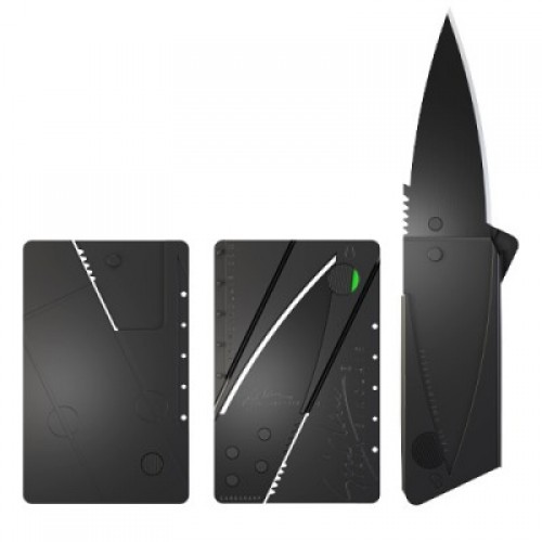 Нож-кредитка "Card Sharp" черный