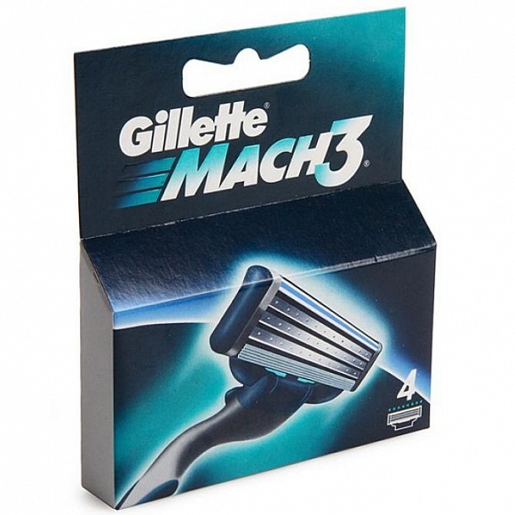 Сменные кассеты Gillette Mach 3