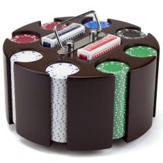 Набор для покера Round Case 200 4 гр.