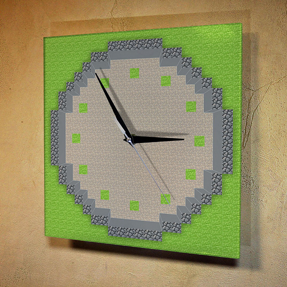 Часы настенные "Minecraft"