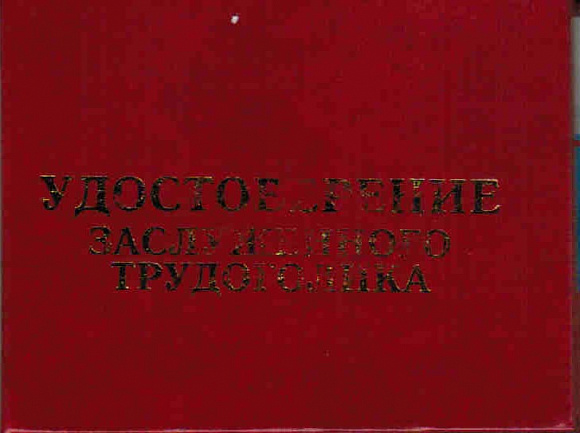 Удостоверение "Трудоголик"