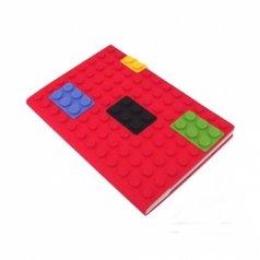 Блокнот "Лего" большой, красный