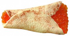 Магнит "Блин с красной икрой"
