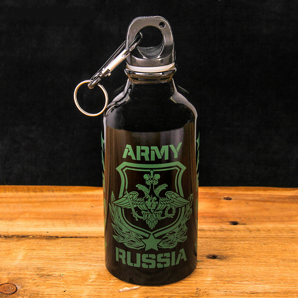 Бутылка для воды "Army Russia" 400мл.