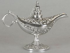 Лампа Аладдина серебро