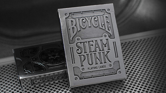 Карты Bicycle Premium Steampunks Silver