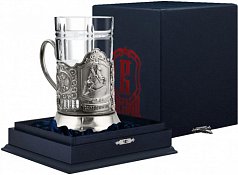 Подстаканник "Медный всадник" + стакан