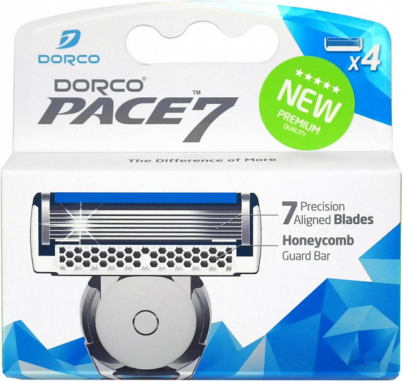 Сменные кассеты Dorco PACE7 (7 лезвий)