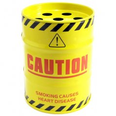 Пепельница бочка "Caution"