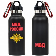 Термос с карабином "МВД"
