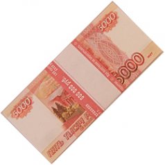 Пачка денег 5000 руб