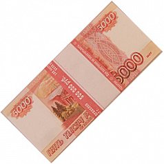 Пачка денег 5000 руб