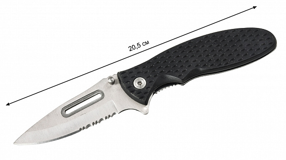 Компактный складной нож Frost Cutlery Double Tap Tactical Folder Black 4.5"