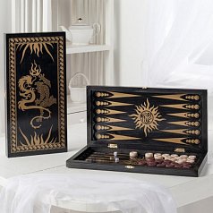 Нарды "Драконы" 400х200 чернение