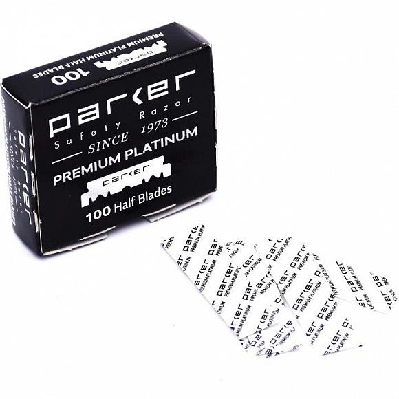 Лезвия для бритвы Шаветт Parker Premium Platinum (половинки) 10шт.