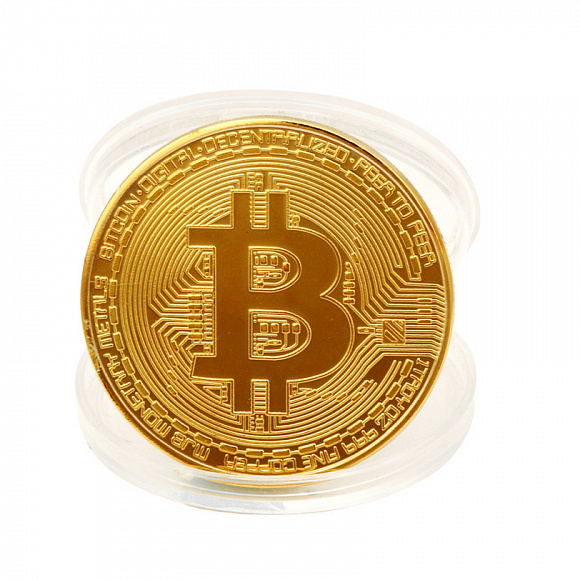 Монета сувенирная "Bitcoin"